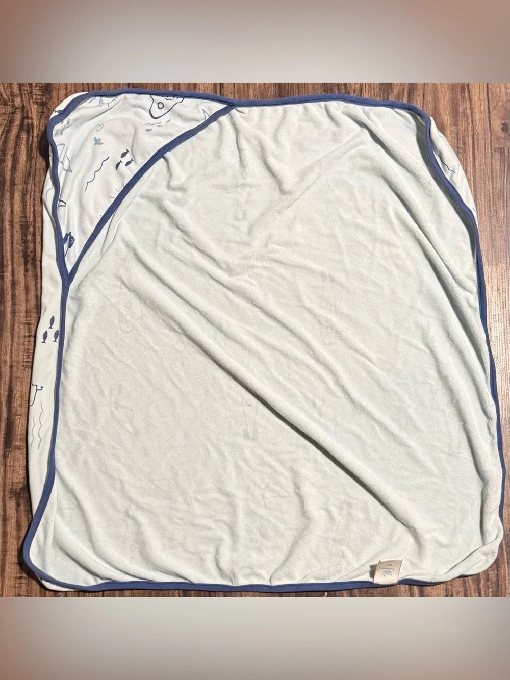 8 Baby Infant Bath Towels Hooded Cotton Blends Boys Unisex Blues Neutrals